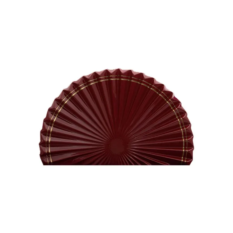 Modern light luxury high-end fan tissue box creative ornament home decoration