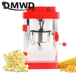 110V/220V macchina per Popcorn per uso domestico commerciale aria calda olio Popper di mais Popper automatico fai da te Popcorn Maker riscaldamento pentola antiaderente