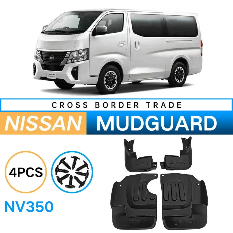 Car Auto Wheel Mud Flaps Splash Guards Fender for Nissan NV350 Wear Resistant Long Lifespan Rubber Parts
