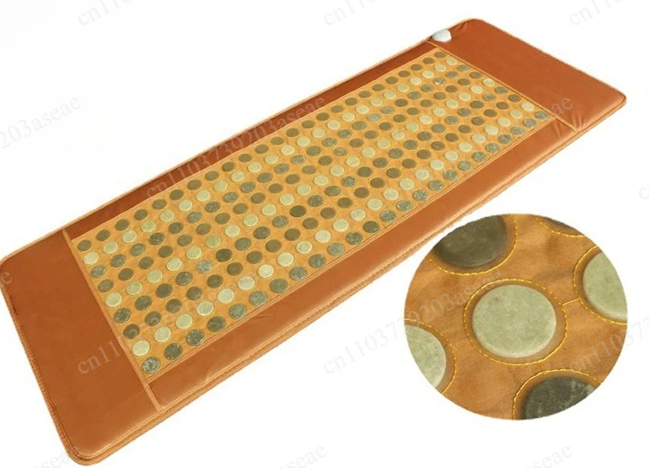 Jade heating mattress Bianshi single digging breathing hole jade mattress