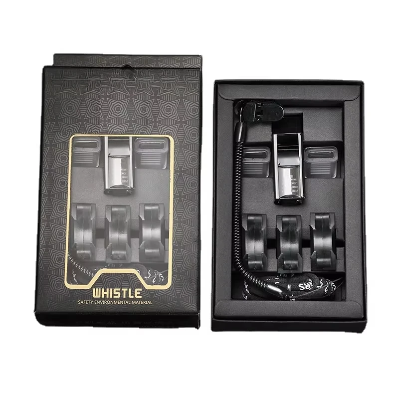 

Football Referee Whistling Melted Flip Grip Gift Box Football Full-time Basketball Professional Football Referee Using Referee
