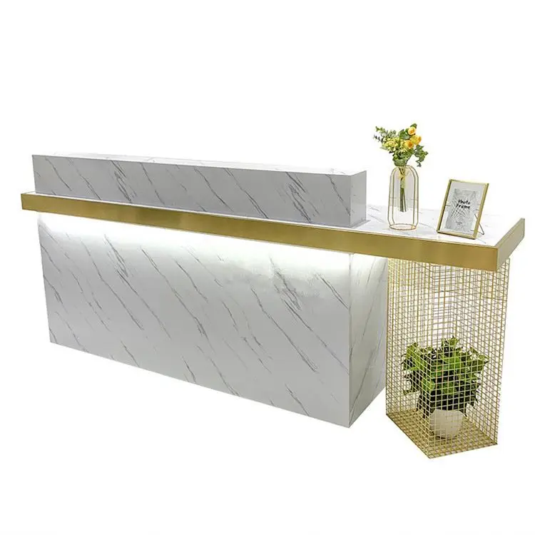 us-Free Design Convenience Store Cash Counter Design Furniture Cashier Counter！