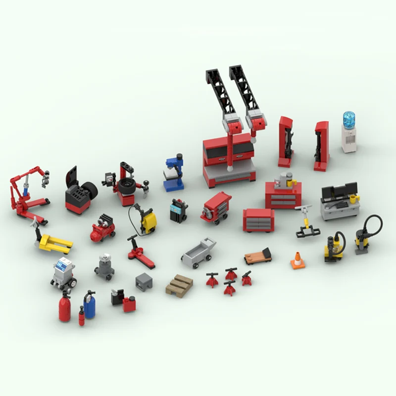 

Speed Racing Car Model MOC Building Bricks Automobile Repair Shop Ornaments ModularTechnology Children Holiday Gift Assemble Toy