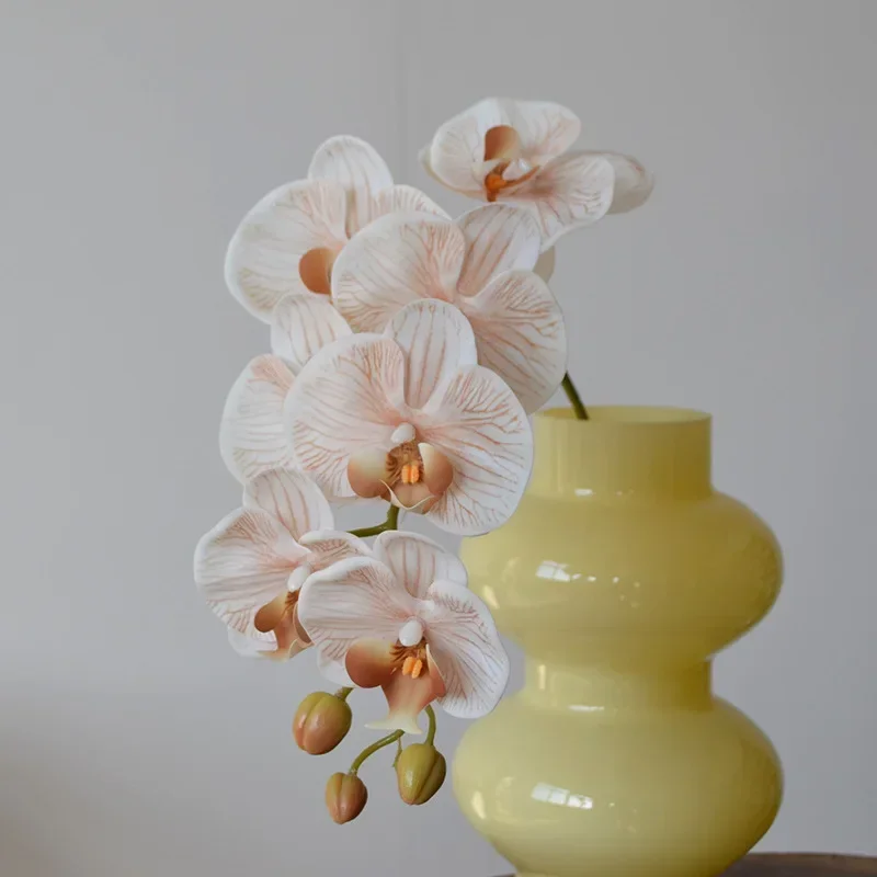 82CM Phalaenopsis Artificial Flower Home Furnishing Hotel Soft Wedding Ornament Photography Flower Arrangement Advanced Props