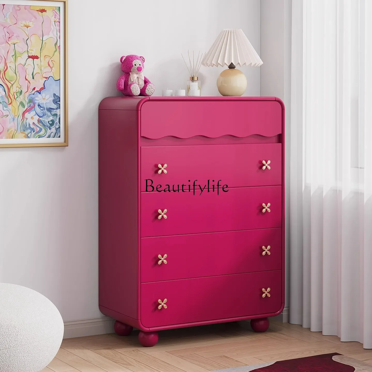 

D36Bedroom locker, bedside wall storage, drawer cabinet, vertical cabinet