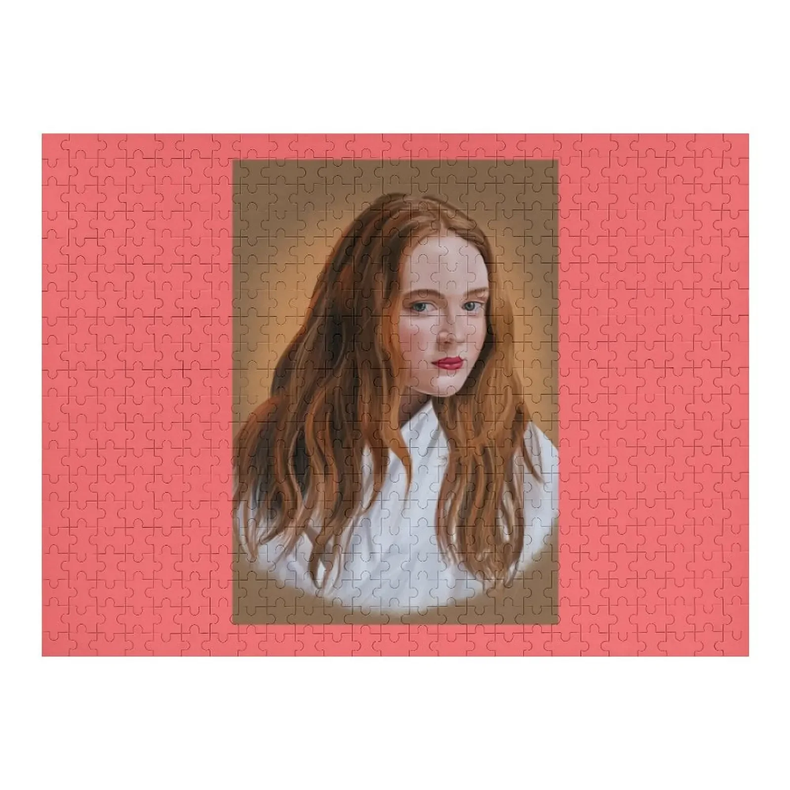 Sadie Sink art Jigsaw Puzzle Custom Name Child Toy Custom Wood Puzzle