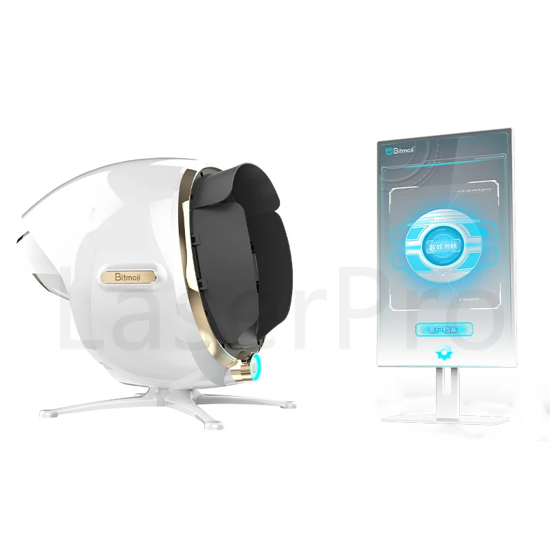 New Skin Analyzer Portable AI Magic Smart 3D Mirror Face Analysis System Skin Tester Facial Tester Scanner Camera Salon Device