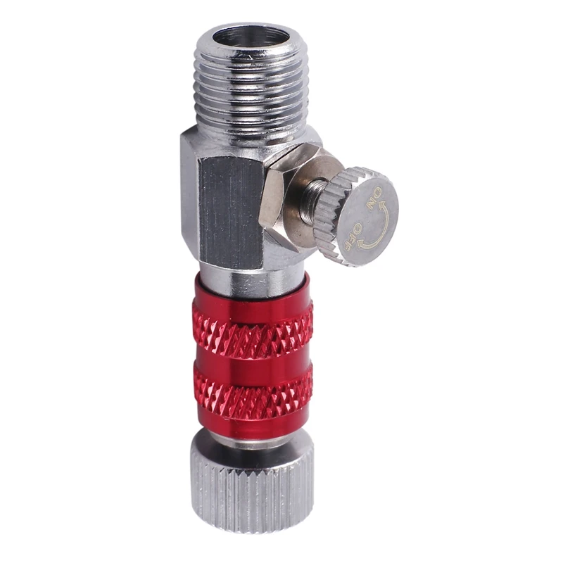 Airbrush Quick Release Air Control Fitting Adapter 1/8 Inch Threaded Hose Connection Adjustment Valve Tool