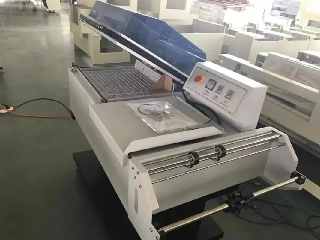 FM5540 2-in-1 Electric Semi-Automatic Heat Shrink Wrapping Machine Box Packaging Equipment for Business & Industrial Use