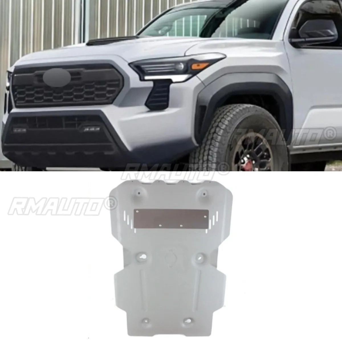 

Lower Trim Panel Engine Guard Under Protection Plate Front Skid Plate for Toy ota Tacoma 2024 Body Kit Car Accessories