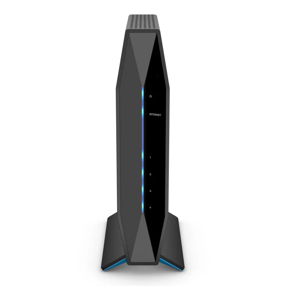 Linksys E8450 AX3200 WiFi 6 router 3.2Gbps Dual-Band 802.11AX, Covers up to 2500 sq. ft, handles 25+ Devices,Doubles bandwidth