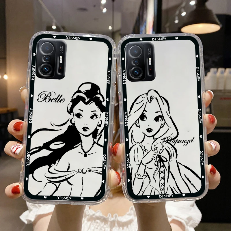 

Disney Rapunzel Princess For Xiaomi Mi 13 Ultra 12 Lite 12T Pro 12X 12S 11 11T 11i 10T 10 5G Transparent Phone Case