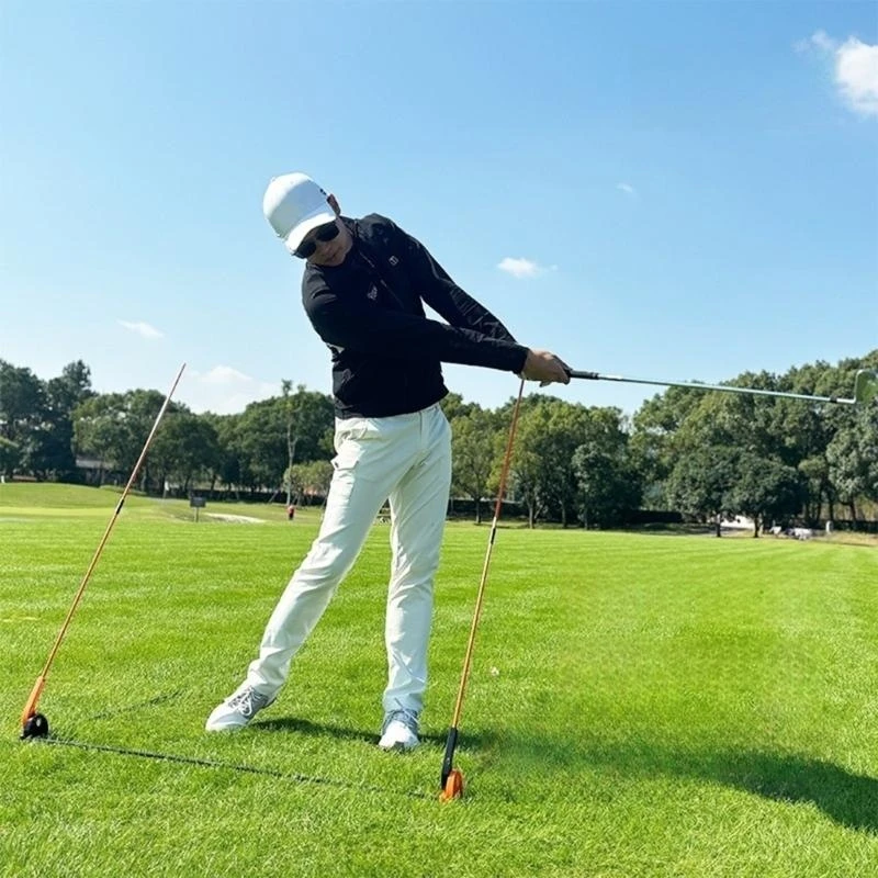 

Golf Swing And Putt Corrector Golf Swing Plane Training Tool for Indoor Outdoor