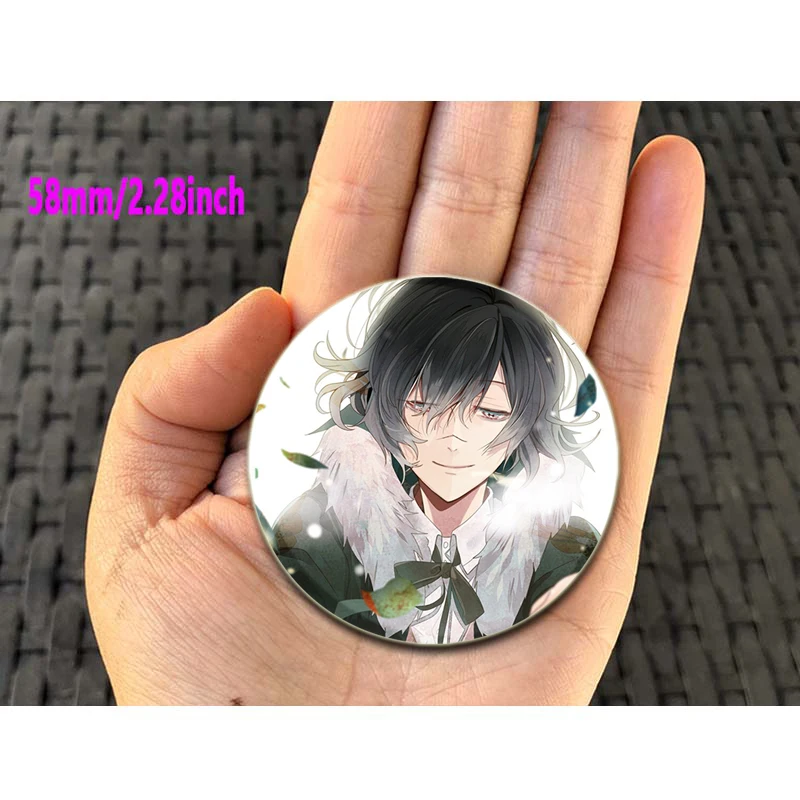 32/44/58mm Animation DIABOLIK LOVERS Reiji Ayato Laito Kanato Badge Sakamaki Shu Icons On The Backpack Badge Brooch