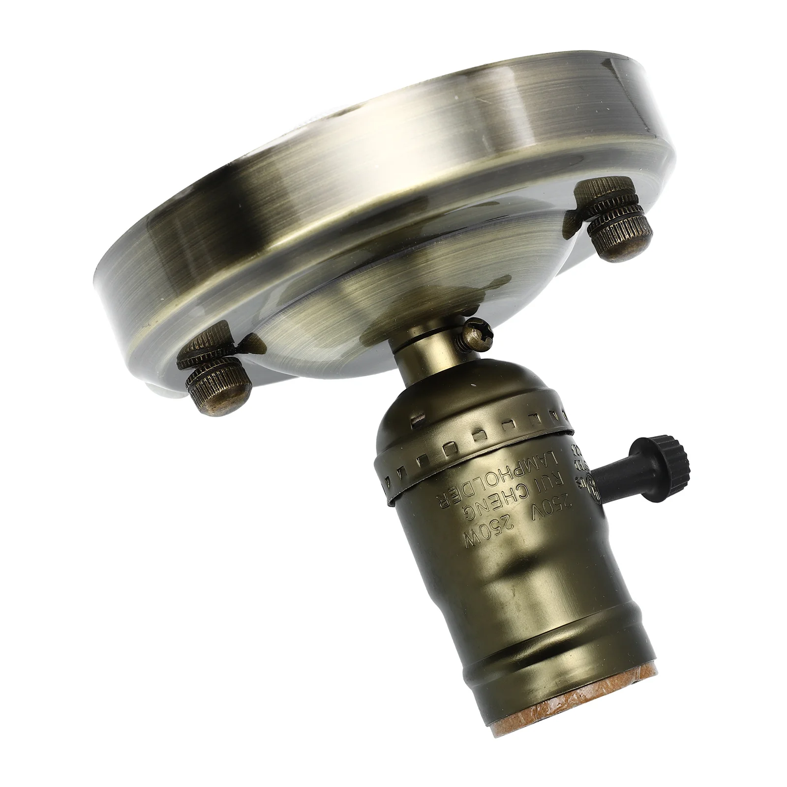 

Vintage Lamp Base E26 Compact Design Light Bulb Socket Holder for Ceiling Fixture Easy Install Retro Style Ambient Lighting in
