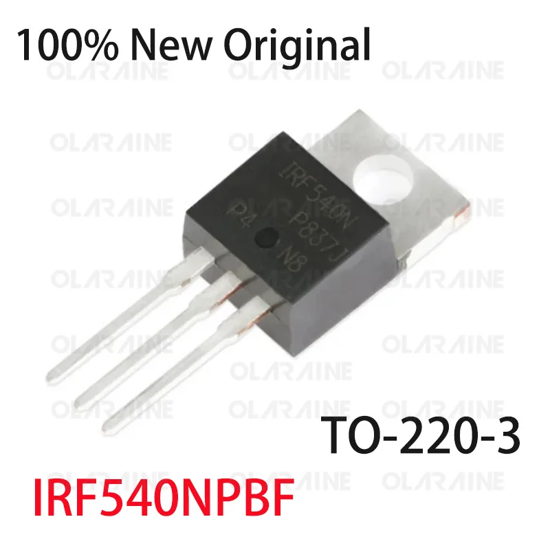 5/10/100Pcs IRF540N IRF540 IRF540NPBF MOSFET 100V 33A 44mOhm 47.3nC TO-220 new original