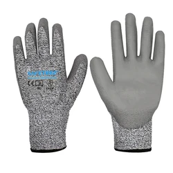 SAFETREE Level 5 HPPE Cut-resistant Safety Glove Anti-Cut Work Gloves Contruction Cut Proof CE