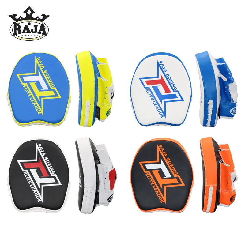 

RAJA Boxing Pads Curved Focus Punching Mitts Training Hand Target for MMA Kickboxing Martial Arts Muay Thai Karate Training 1pc