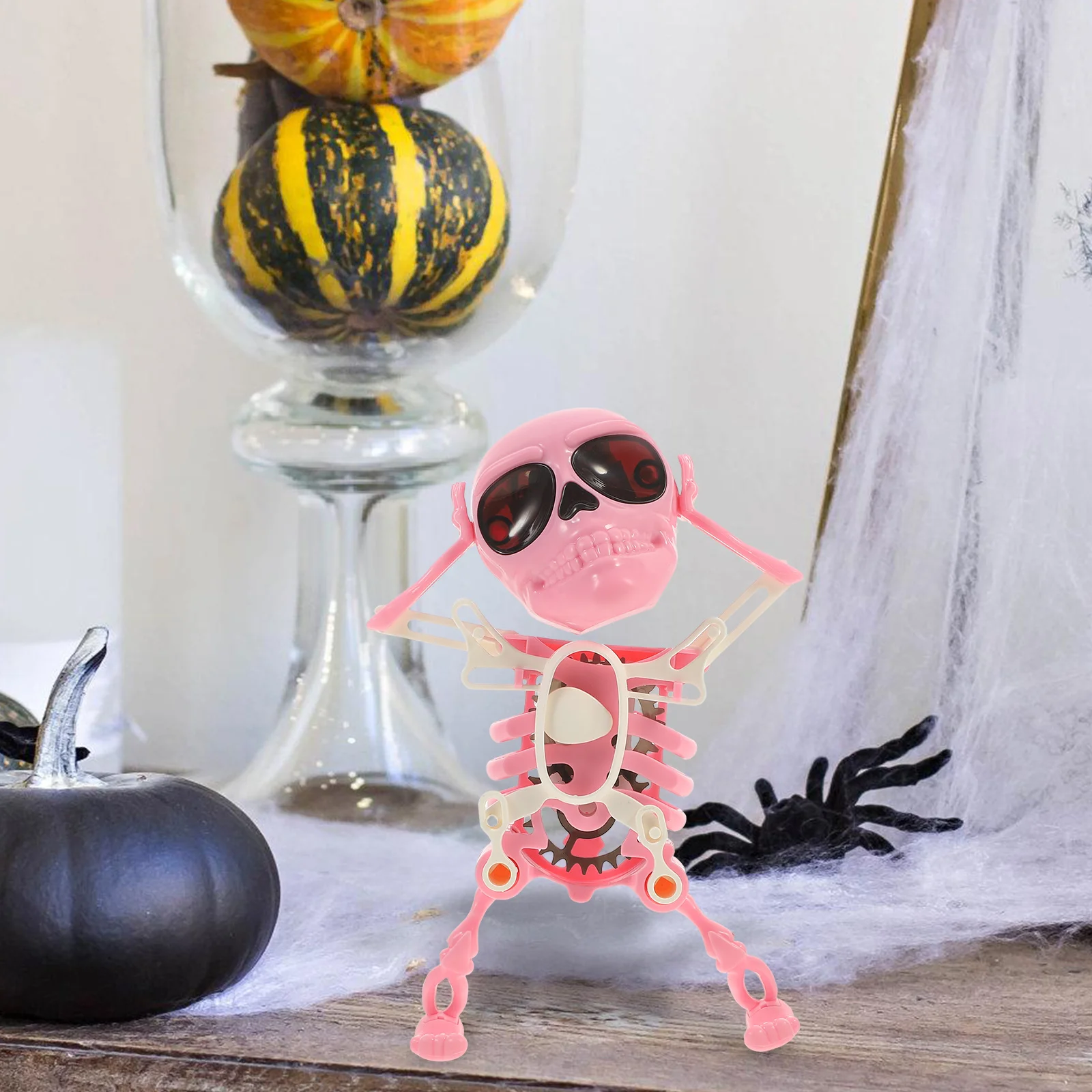 لعبة الرقص الممتصة للأطفال الصغار لسطح المكتب، لعبة الرقص الصغيرة على شكل جمجمة الهالوين لحفلات الهالوين للأطفال، ديكورات الأطفال