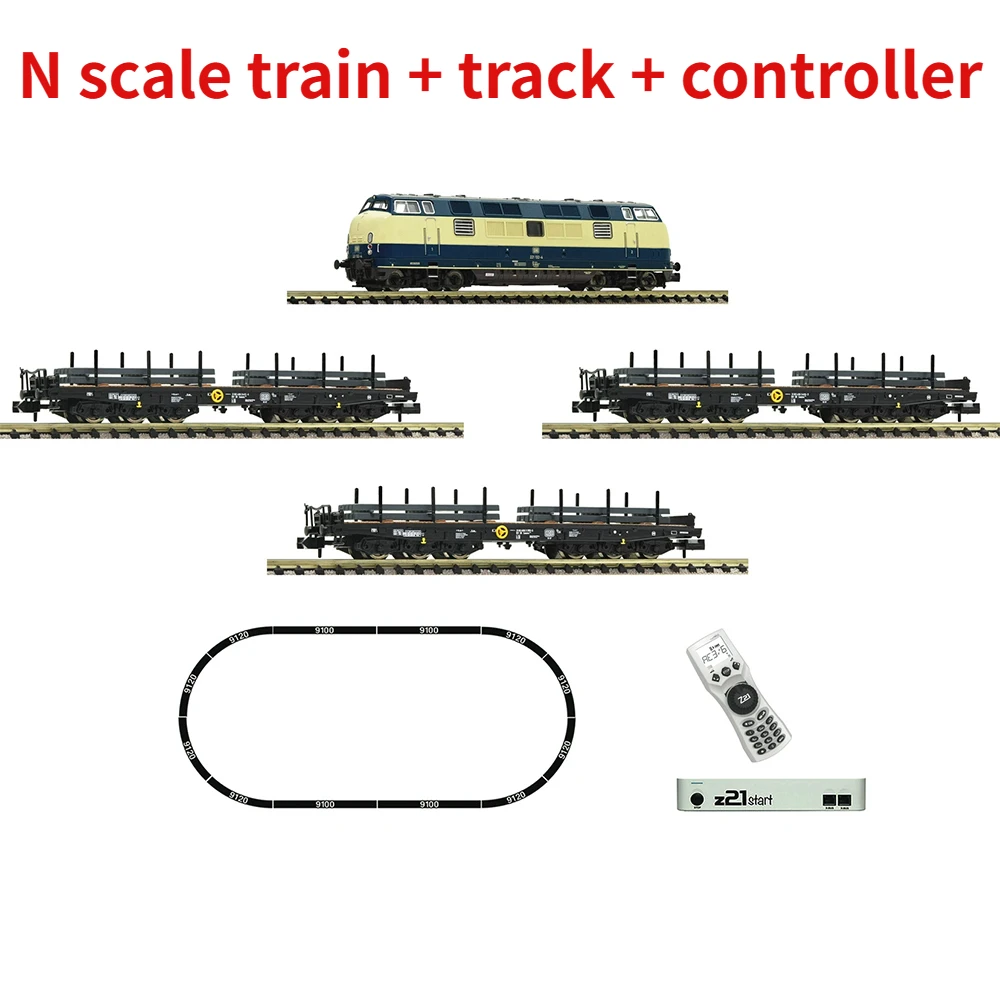 N Scale 1/160 Train Model Set 931902 Z21 Track Set Class 221 with Goods Train Train Model Toy Gift