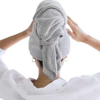스파 욕실 액세서리 헤어 타올 가정 및 정원 초극세 섬유 롤 방지 목욕 타월, 초흡수성 빠른 건조 사우나