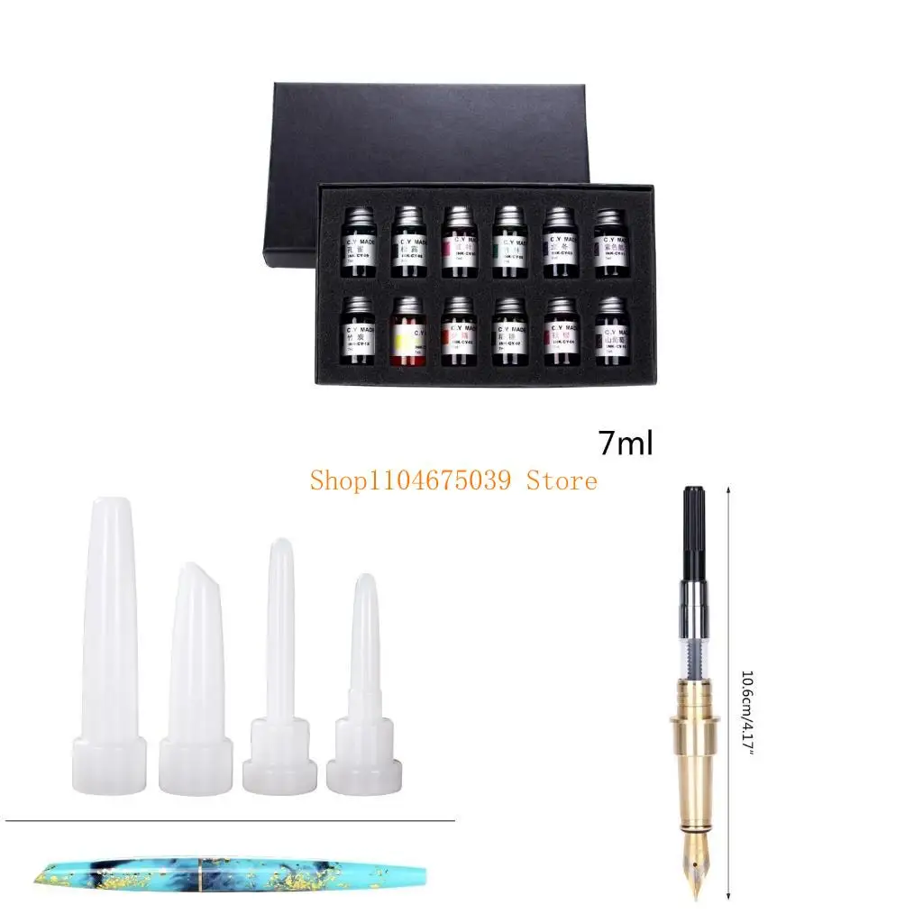 

5asd Silicone Mold Pen Casting Silicone Mold is Used to Make Epoxy Resin Molds