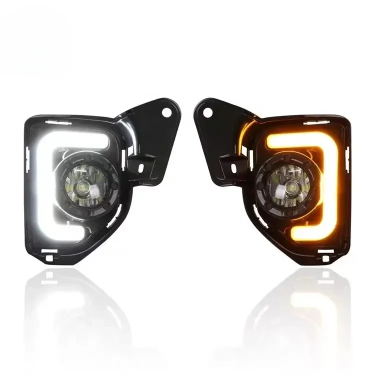 

MRD for Hiace 2014 2015 2016 Daytime Running Light DRL Yellow Turn Signal Front Bumper Light White Running Light