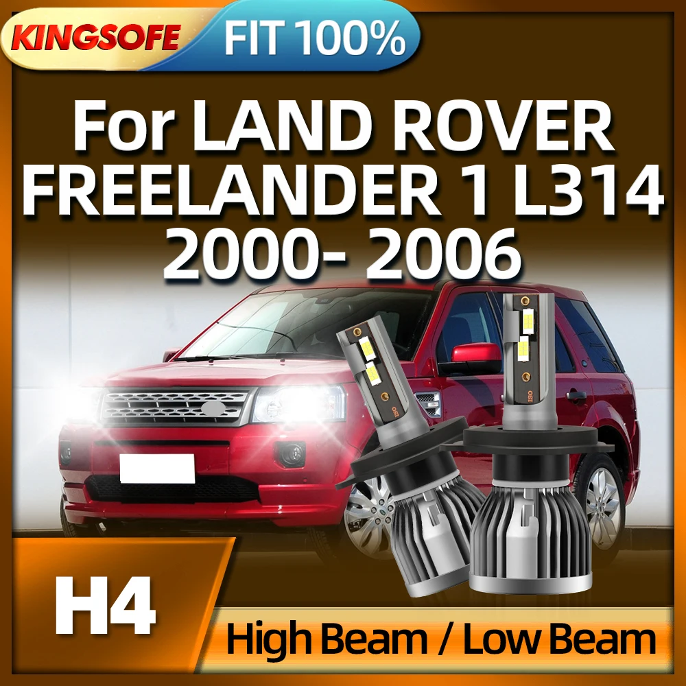 

KINGSOFE 110W H4 LED Lamp Car Headlight 26000LM Headlamp For LAND ROVER FREELANDER 1 L314 2000 2001 2002 2003 2004 2005 2006