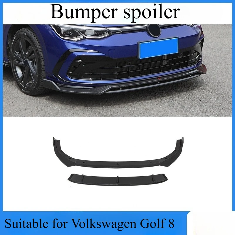 

Suitable for Volkswagen Golf 8 Rline RZ Front Lip Bumper spoiler diffuser body kit