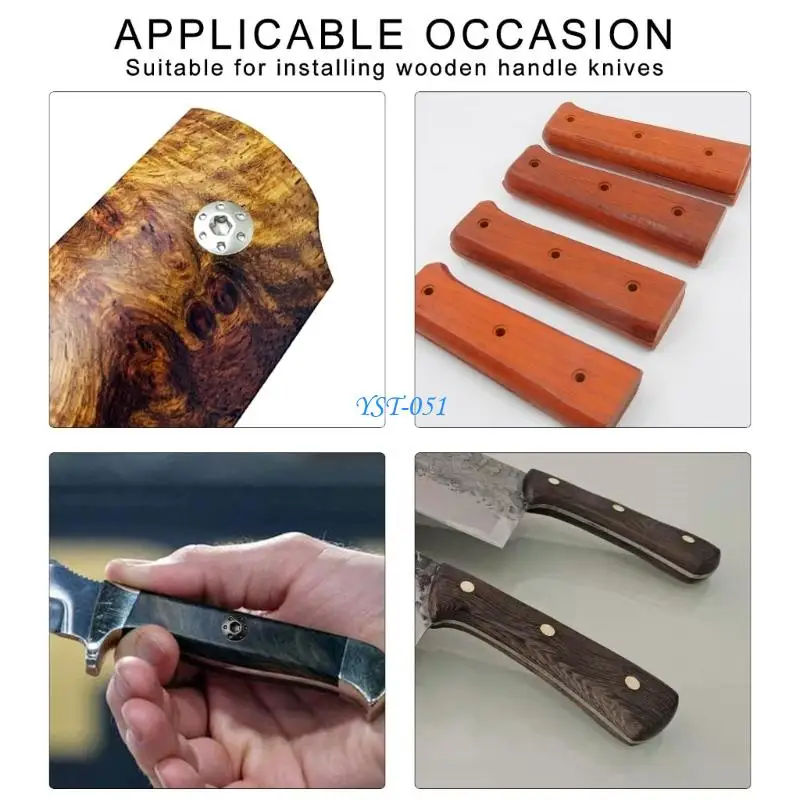 

E15A Quality Stainless Steel Handle Grip Screw With Wrench for 1911 P4 Grips Models