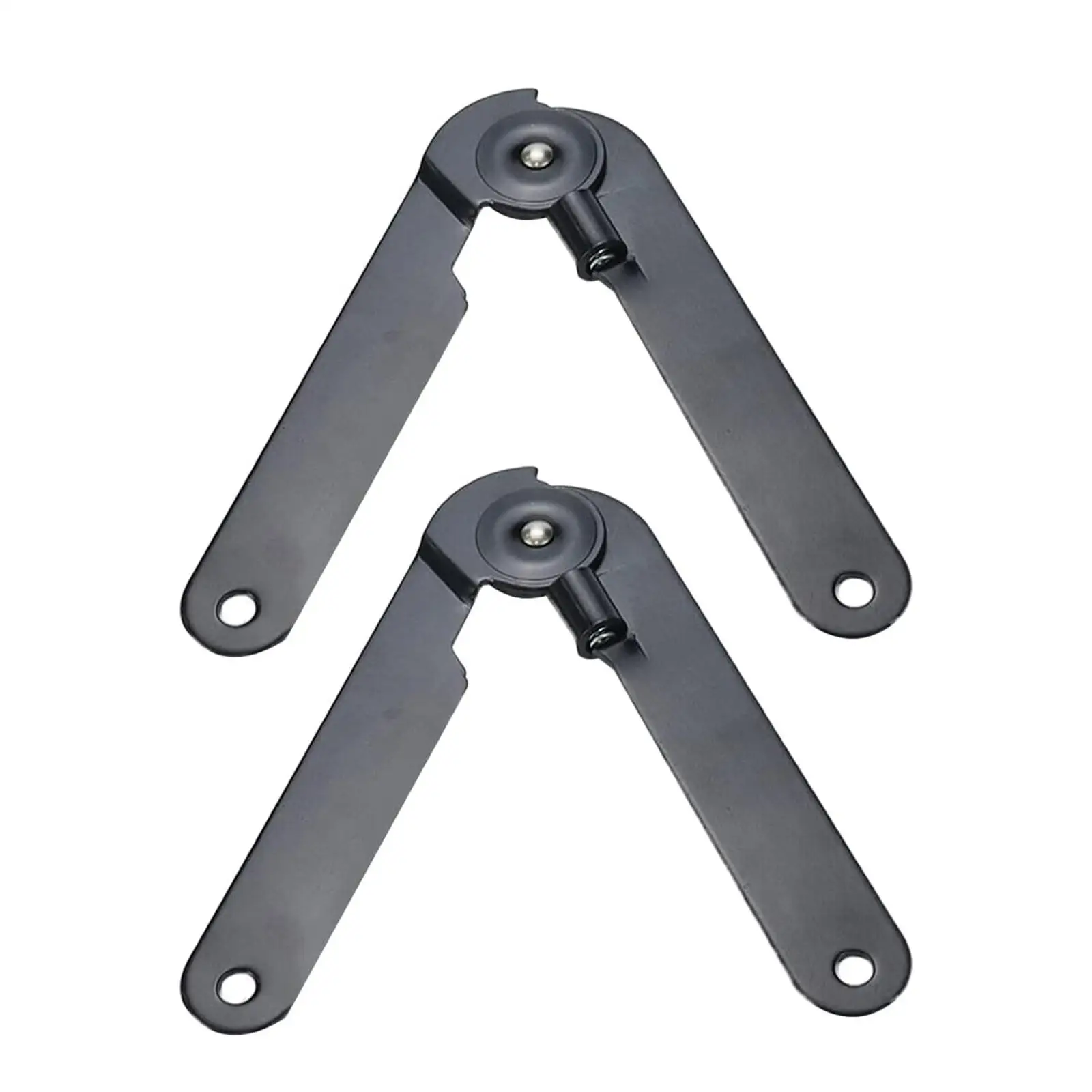 Dobradiças de suporte dobráveis, 2 peças, dobradiça versátil para móveis para caixa de guarda-roupa