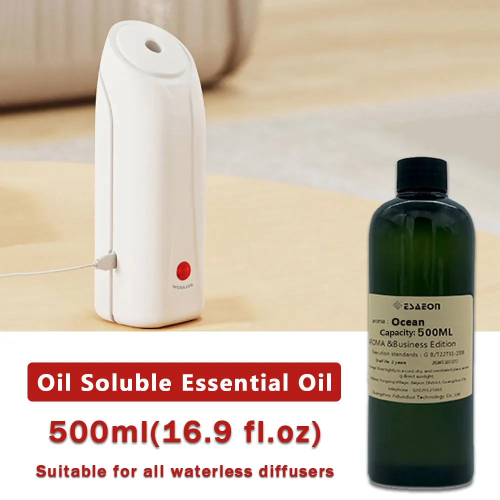 ESAEON 500ml (16.9 fl.oz) Ocean/Hilton/Sheraton Essential Oil Diffuser Supplement Liquid ,For Hotel Two Fluid Aroma Machine Oils