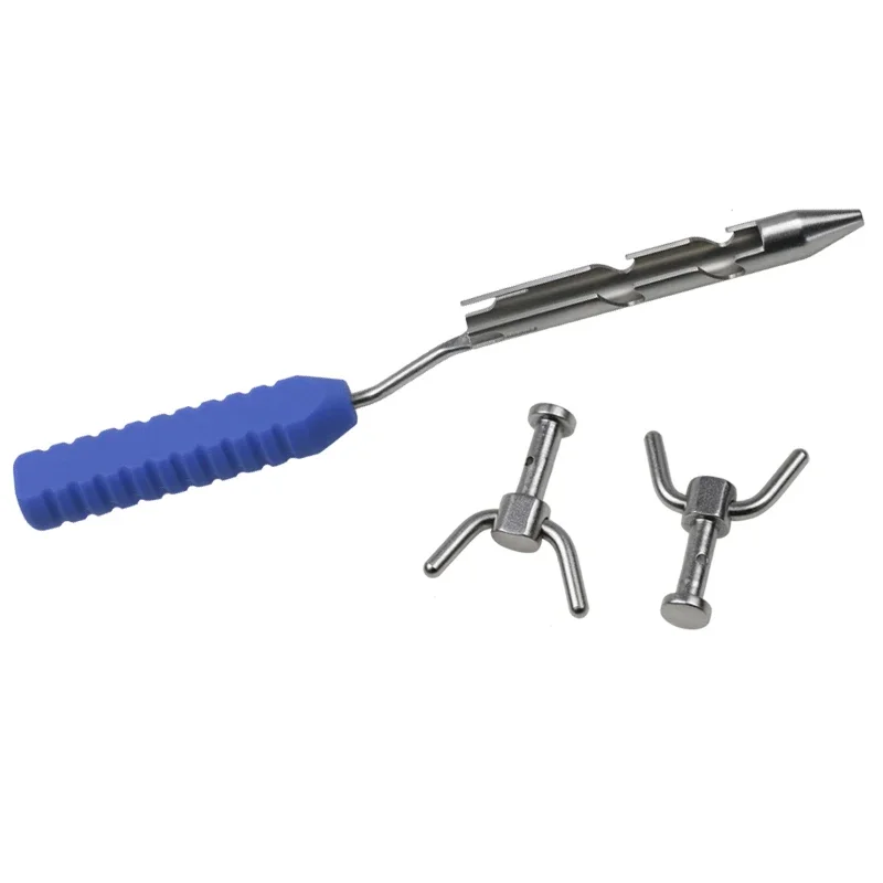 

GREATLH Wire Tightener Shear Cutter Wire Twister Clamp Forceps Wire Winder Silicone Handle Orthopedic Surgery Instrument pet