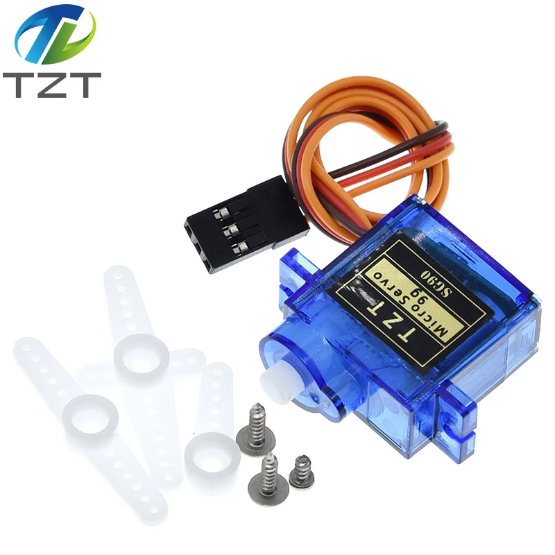 TZT Official Smart Electronics Rc Mini Micro 9g 1.6KG Servo SG90 for RC 250 450 Helicopter Airplane Car Boat For Arduino DIY image 3