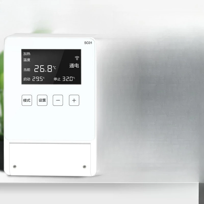 

Intelligent thermostat 6000 watts high power temperature controller hot heater switch freezer climbing pet