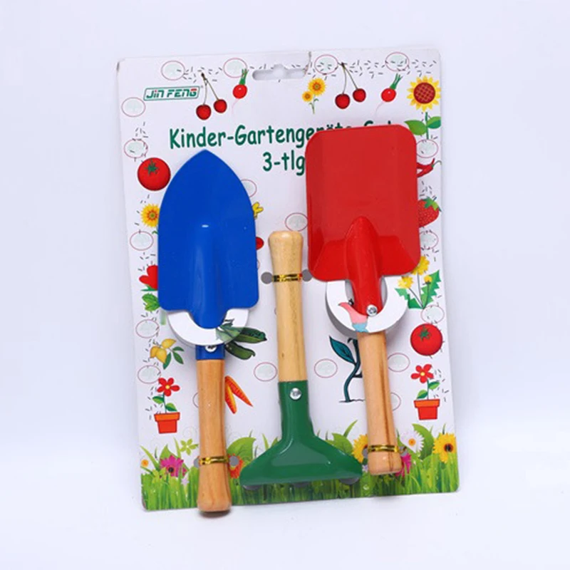 3pcs/Set Beach Shovel Toy Kids Outdoor Digging Sand Shovel Play Sand Tool Summer Beach Playing Shovels Play House Toys