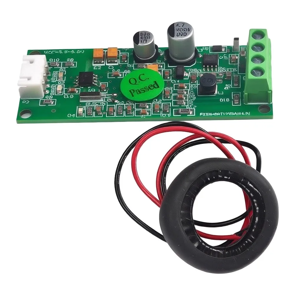 004T 100A Single-Phase Power Monitoring Module for AC Voltage 80-260V Current 10A-100A with Serial Port and Protocol