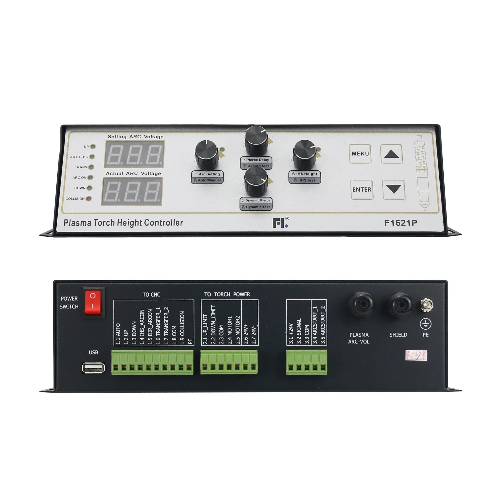 

！F2100B 2-Axis CNC Controller + F1621 Plasma + 2400mm/min Lifter for CNC Plasma Cutting Machine