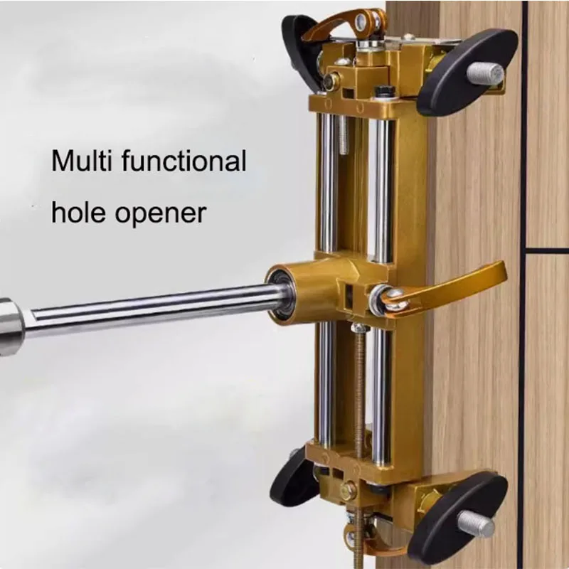 

Wood Door Hole Opener Slot Machine Room Door Key Hole Opener Woodworking Installation Key Hole Puncher Tools Set