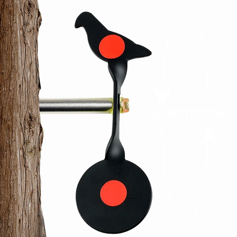 Spinner Target Easy-to-Use Durable Steel Resetting Targets with High Visibility Target Spots for Slingshot and Air Gun Outdoor