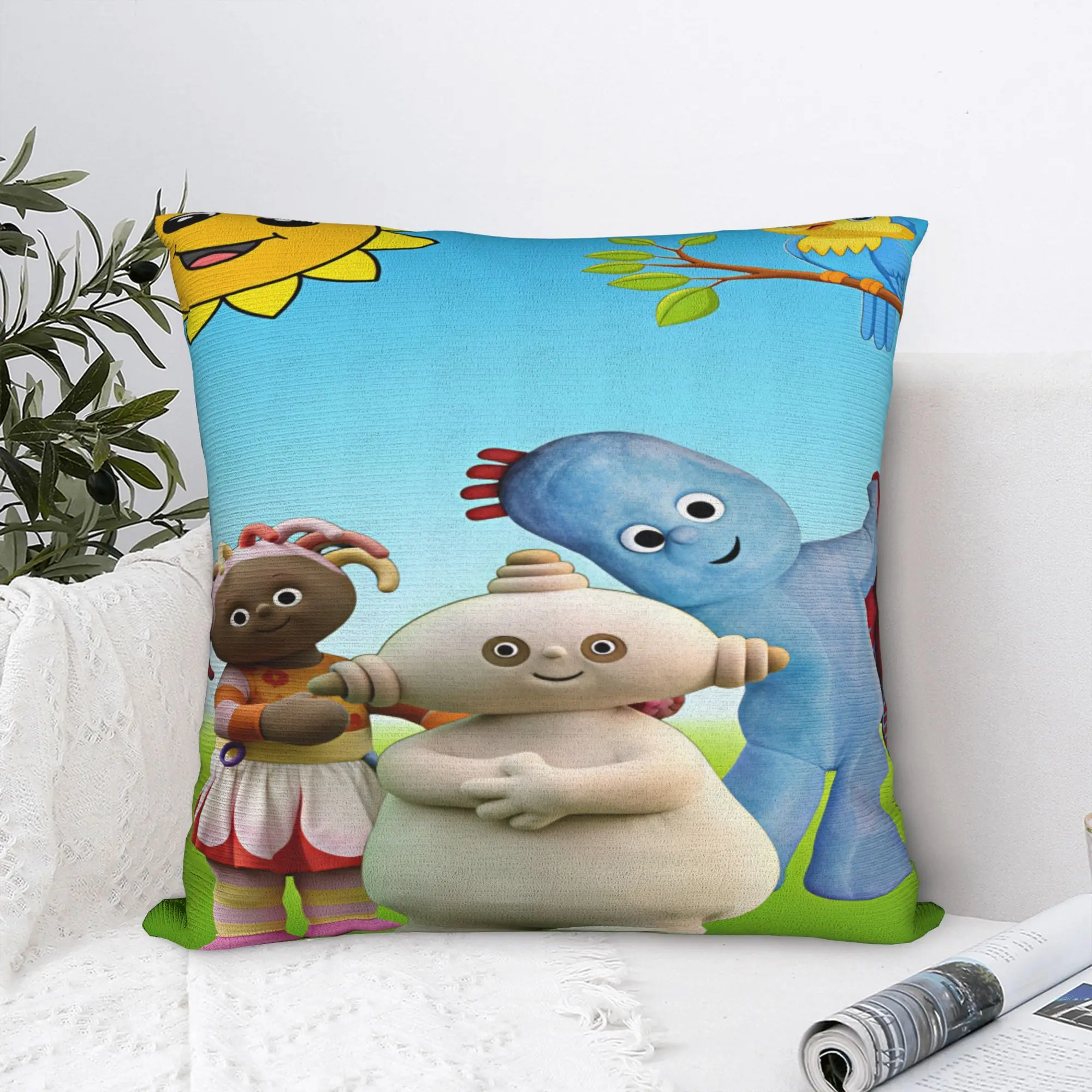 The Haahoos In the night garden Pillow Cover  Comfy Cushion Cover Fashion Pillow Case For Living Room Chair