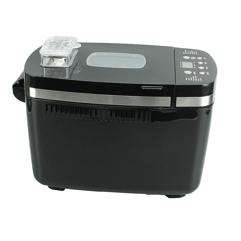 

3LBS Kitchen Breakfast Automatic Multifunctional Bread Machine 850W Home Bread Making Machine With Two Kneading Blade