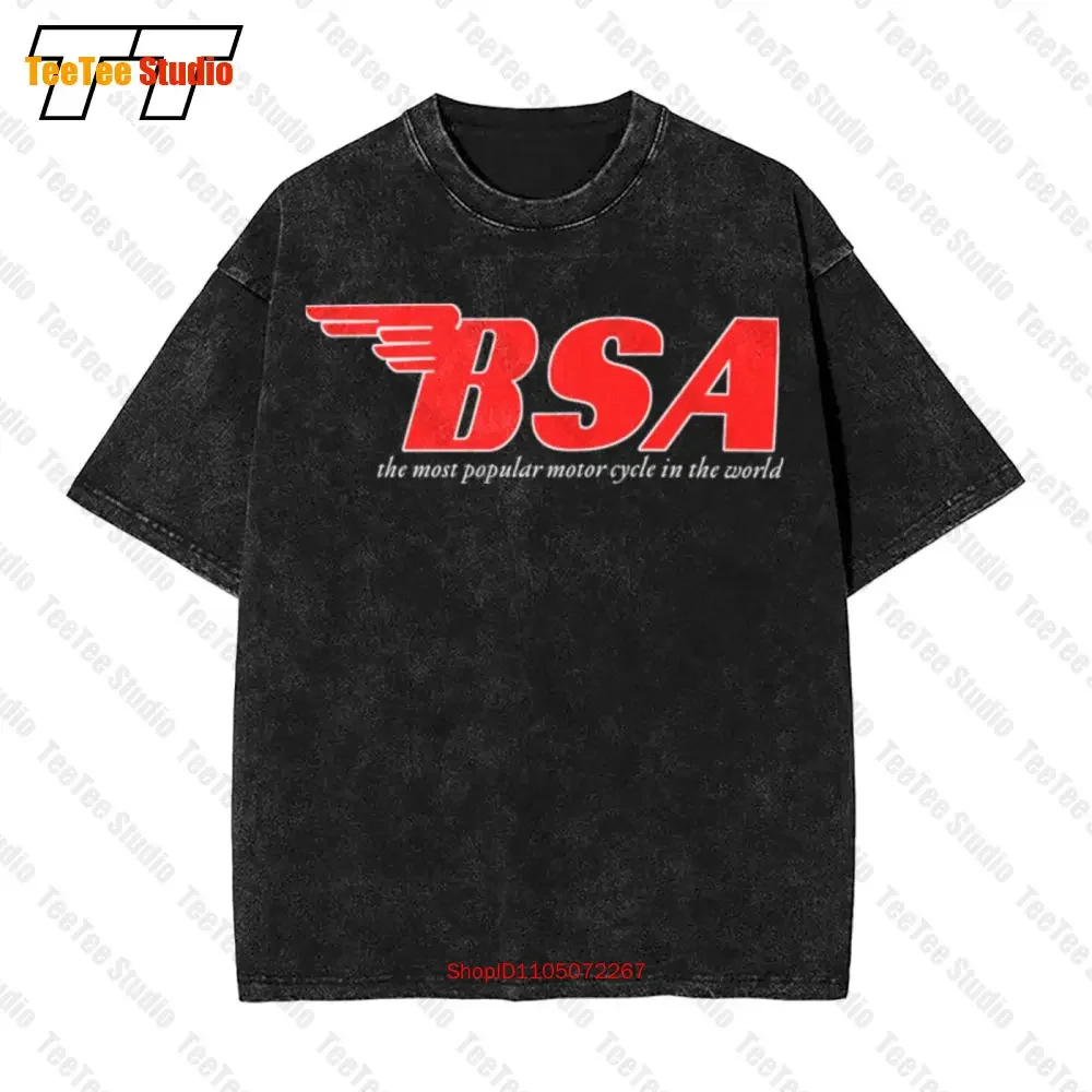 

Классическая винтажная футболка большого размера Bsa X8YF