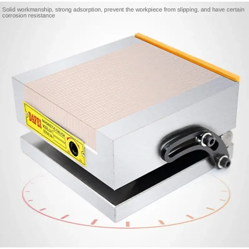 2025 High-precision strong magnetic surface grinder permanent magnetic chuck grinder disc magnetic chuck (100*175) positive