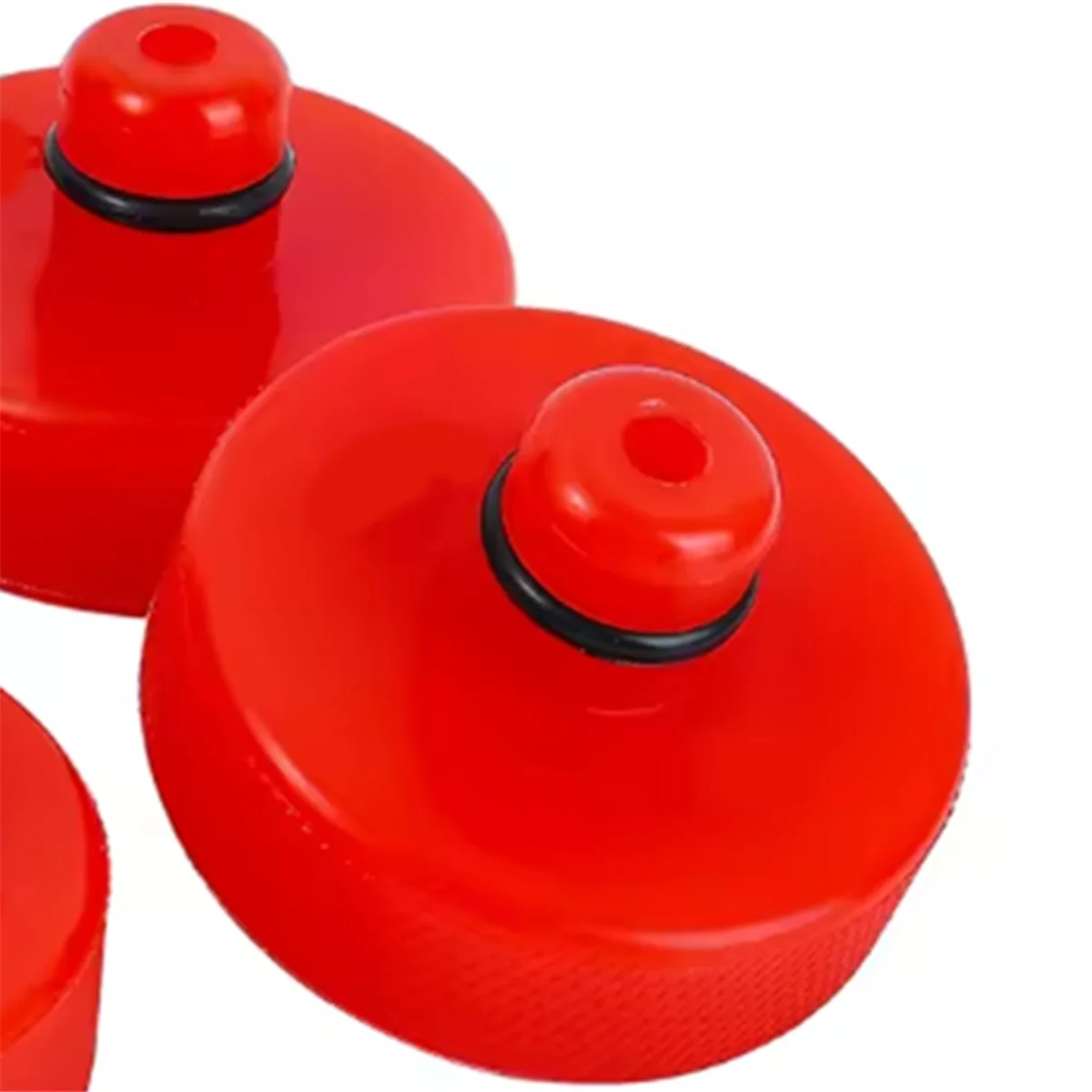 AA25 Red Reinforced Jack Pad for Y S X 2017-2024 Rubber Lifting Jacking Adapter Stand Chassis Pinch Weld