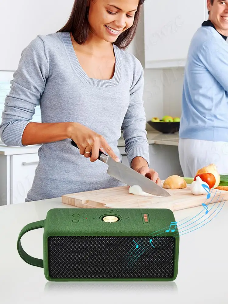 Silicone Foldable Protective Cover Waterproof Soft Skin Protective Case Anti-Slip for Marshall EMBERTON III Portable Speaker