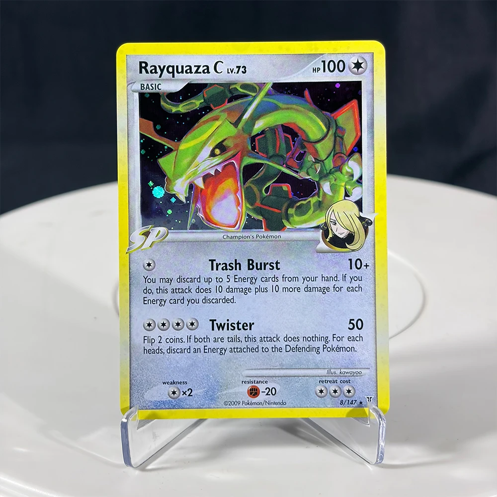 PTCG Proxy-Karten EX-Serie Rayquaza Gold Star Charizard Gengar Pikachu Hobbys Sammlerstücke Spielesammlung Anime-Karten