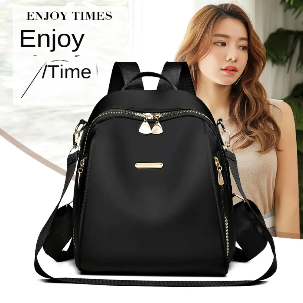 Fashion Backpack New Lightweight College Student Backpack Leisure Large Capacity Travel Backpack Oxford Cloth