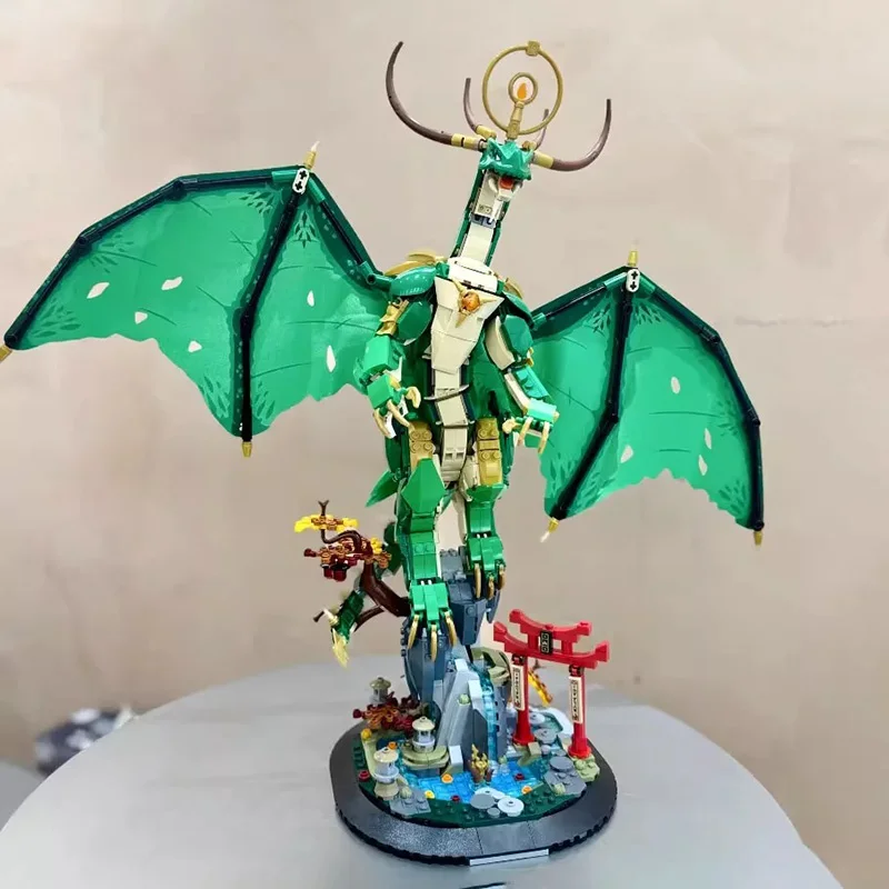 2026 New 1650pcs Ninja Figures  Guards Guardian Dragon Mech Model Assemble Toys For Christmas Birthday Gift - view 6