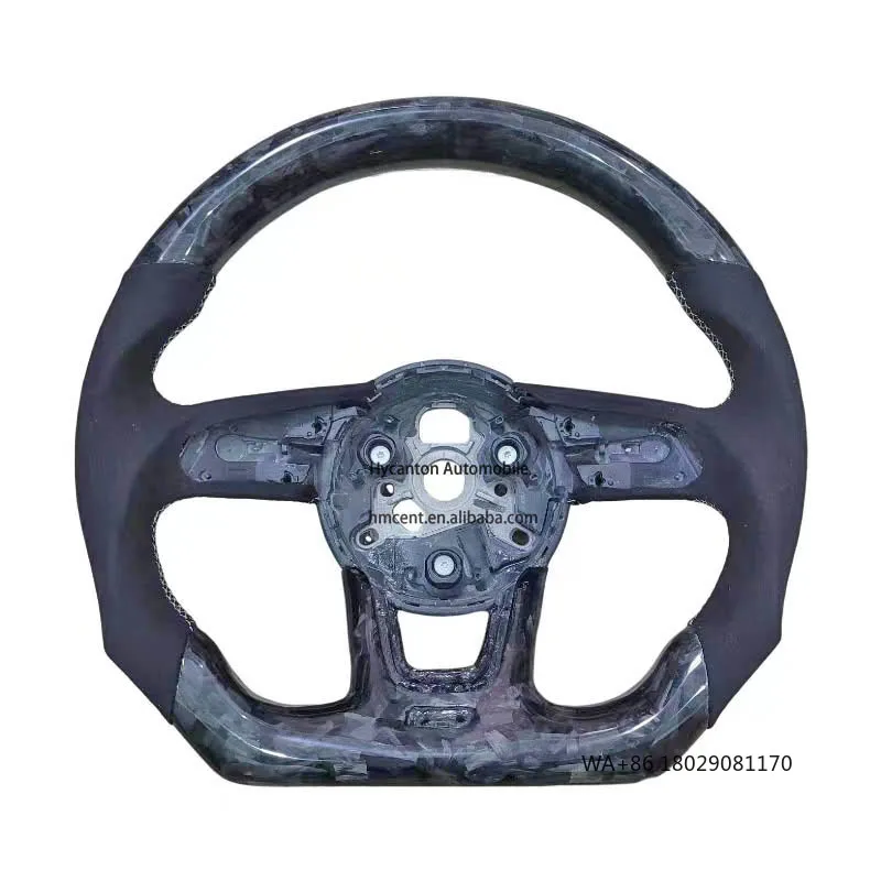Selling Well All Over the World High Forging Carbon Alcantara for Audi A3 A4 A5 S3 S5 RS3 RS4 RS5 Car Steering Wheel